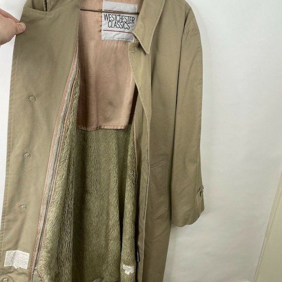 Westchester Mens Long Over Coat - Picture 4 of 9